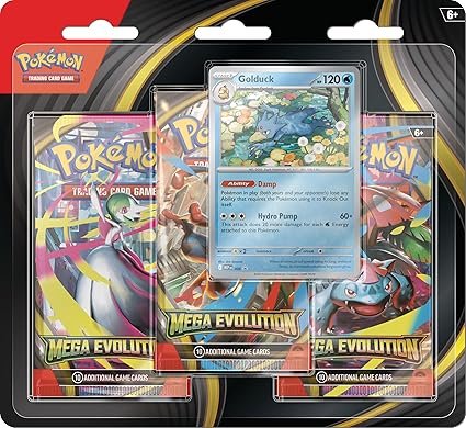 Mega Evolution - 3 packs Blister - PGolduck