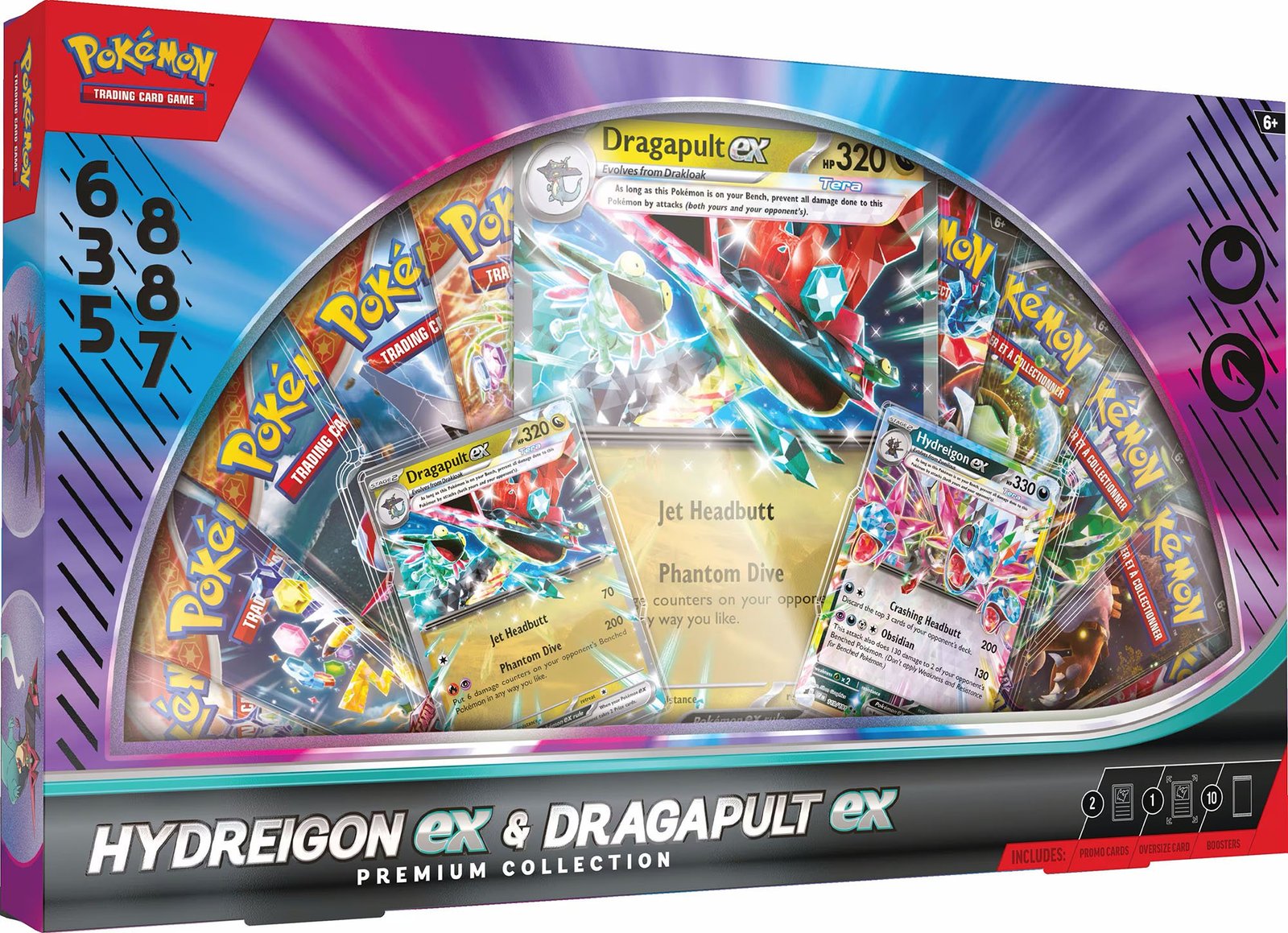 Hydreigon ex & Dragapult ex Premium Collection - Anglais
