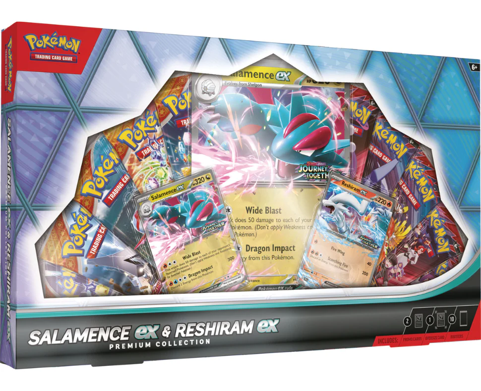 Salamence ex & Reshiram ex Premium Collection - Anglais
