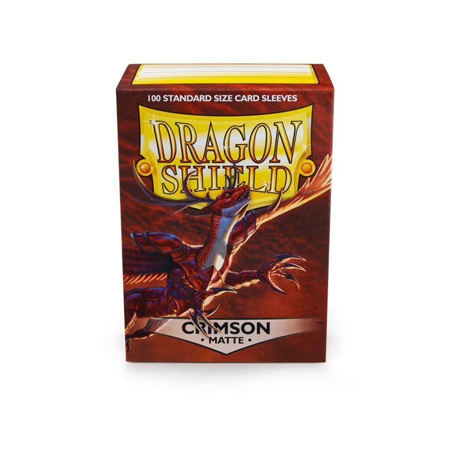 Crimson  Sleeves Matte - Dragon Shield (100)