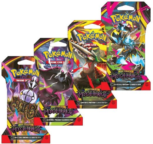 Pitch Black - Sleeved Booster Pack - Anglais